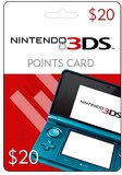 20 Nintendo 3DS Cash Card 